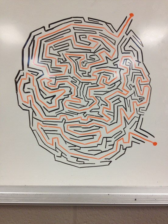 Maze_face_orange_&amp;_black