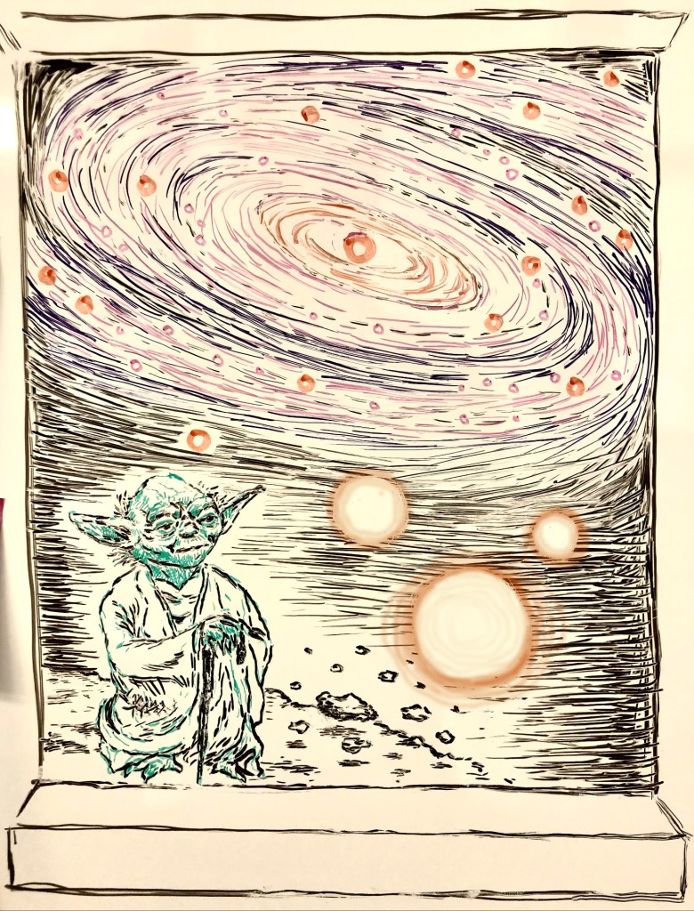 This image has an empty alt attribute; its file name is yoda.whiteboard.cosmos.jpeg
